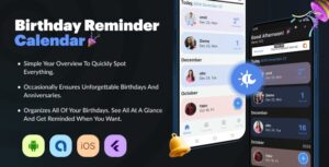 Birthday Reminder Flutter App | Admob Ads