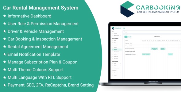Car Booking SaaS - Car Rental Management System
