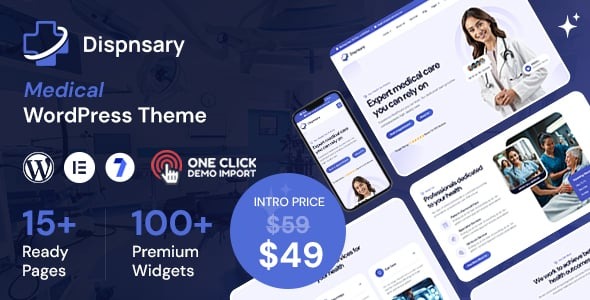 Dispnsary - Medical and Health Care WordPress Theme