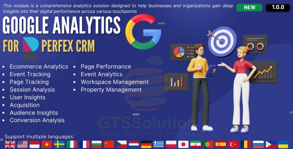 Google Analytics module for Perfex CRM