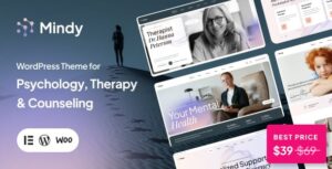 Mindy – Therapy & Counseling WordPress Theme
