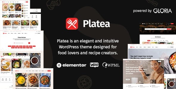 Platea - Recipe WordPress Theme