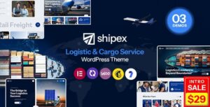 Shipex - Transport and Logistics WordPress Theme