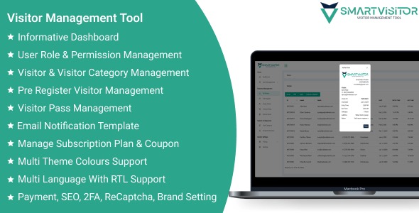 Smart Visitor SaaS - Visitor Management Tool