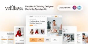 Vellava - Fashion & Clothing Designer Elementor Template Kit