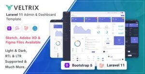 Veltrix - Laravel 11 Admin & Dashboard Template