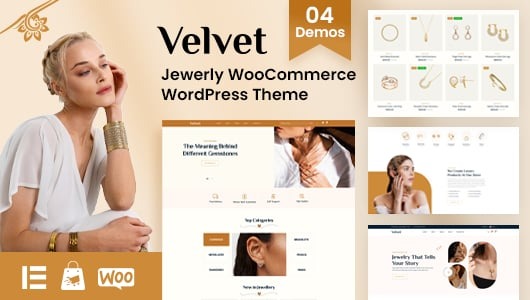 Velvet - Jewelry Store WooCommerce WordPress Theme
