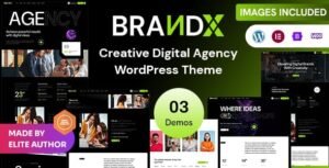 Brandx – Creative Digital Agency WordPress Theme