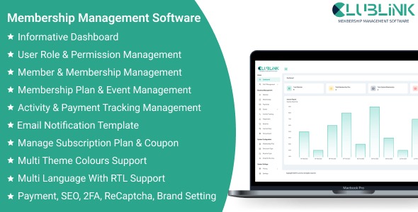 Clublink SaaS - Membership Management Software