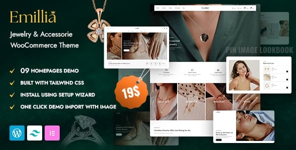 Emillia – Jewelry & Fashion Accessories WooCommerce WordPress Theme