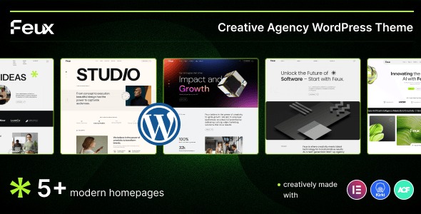 Feux - Creative Digital Agency WordPress Theme