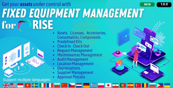 Fixed Equipment Management plugin for RISE CRM