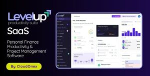 LevelUp SaaS - All-in-One Personal Finance, Productivity & Project Management Suite