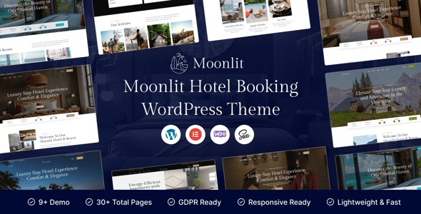 Moonlit - Hotel Booking WordPress Theme