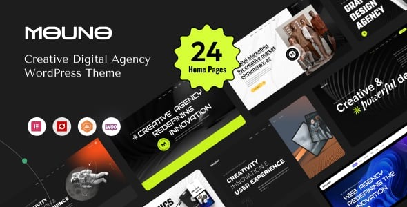 Mouno - Creative Digital Agency WordPress Theme