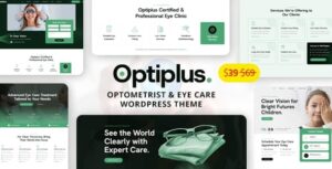 Optiplus - Optometrist & Eye Care WordPress Theme