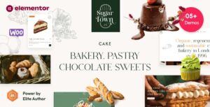 SugarTown - Bakery, Pastry Chocolate Sweets WordPress Theme