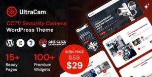 Ultracam - CCTV Security Camera WordPress Theme