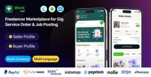 Workzone - Freelancer Marketplace for Gig Service Order & Job Posting Flutter Mobile App