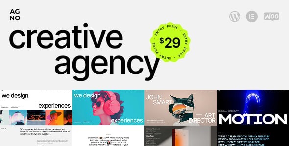 Agno – Creative Portfolio Agency WordPress Theme