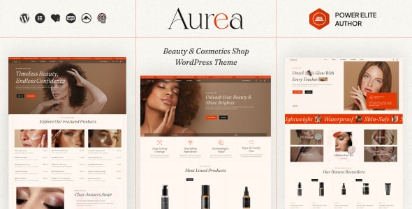 Aurea - Beauty & Cosmetics WordPress Theme
