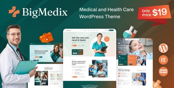 Bigmedix - Medical and Health Care WordPress Theme