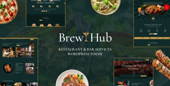 Brewhub - Bar & Restaurant WordPress Theme