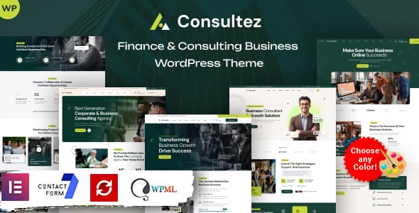Consultez - Finance & Consulting WordPress Theme