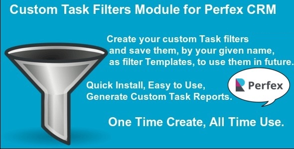 Custom Task Filters Module for Perfex CRM