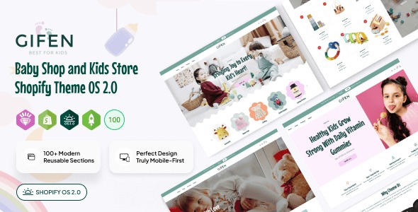 Gifen| Baby Shop and Kids Store Shopify Theme OS 2.0