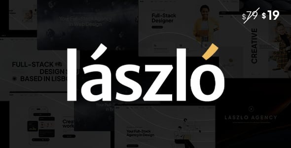 Laszlo - Creative Agency & Portfolio WordPress Theme