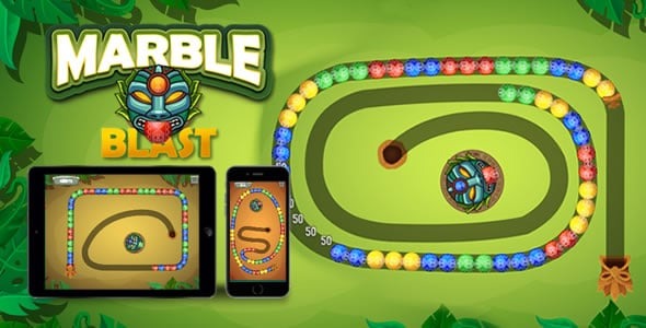 Marble Blast - HTML5 Game