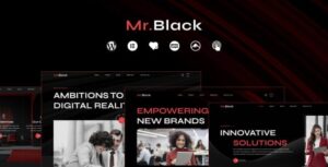 Mr.Black - Business Agency WordPress Theme
