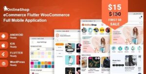 Online Shop - eCommerce Flutter WooCommerce Full Mobile Applicaton