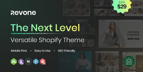 Revone - Next Level Versatile Shopify Theme