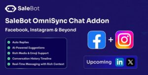 SaleBot OmniSync Chat Addon: Facebook, Instagram & Beyond
