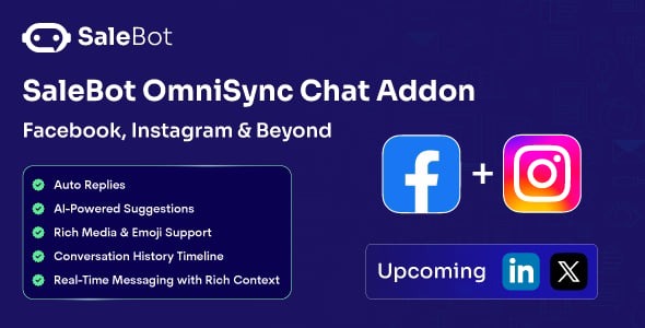SaleBot OmniSync Chat Addon: Facebook, Instagram & Beyond