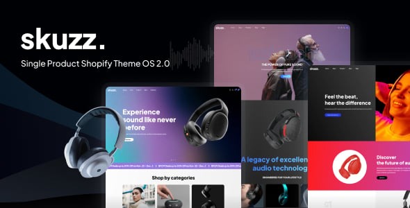 Skuzz - Single Product Shopify Theme OS 2.0