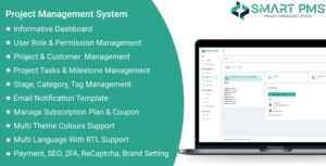Smart PMS SaaS - Project Managment System