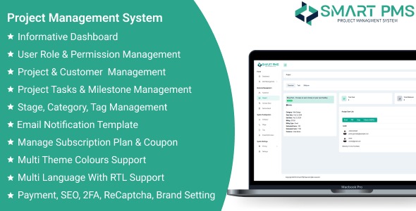 Smart PMS SaaS - Project Managment System