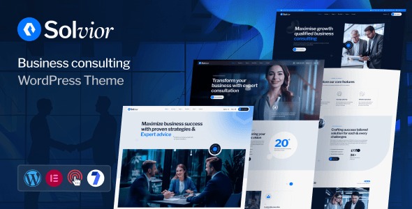 Solvior - Business Consulting WordPress Theme