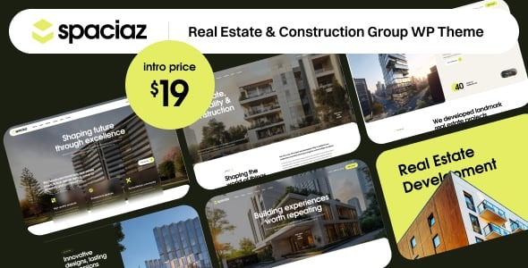 Spaciaz – Real Estate & Construction Group WordPress Theme