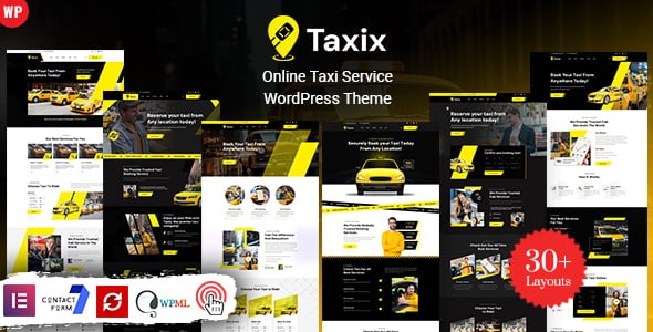 Taxix - Online Taxi Service WordPress Theme