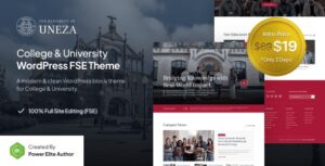 Uneza - College & University FSE WordPress Theme