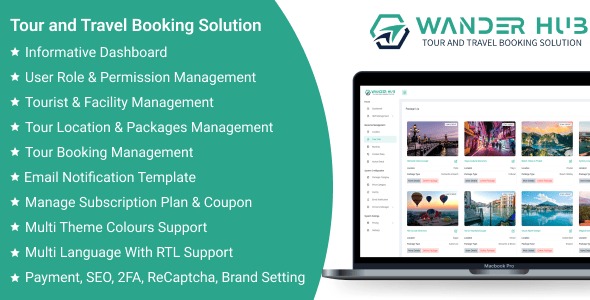WanderHub SaaS - Tour and Travel Booking Solution