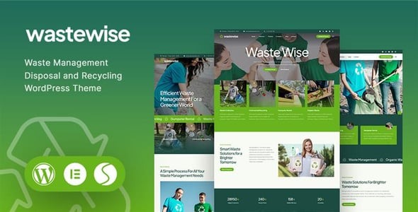 Wastewise — Waste Management Disposal and Recycling WordPress Theme