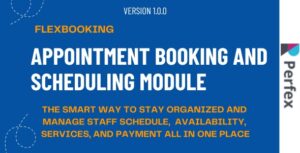 Appointment Booking and Scheduling module for Perfex
