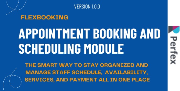 Appointment Booking and Scheduling module for Perfex