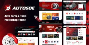 Autosoe Elementor - Car & Auto Parts PrestashopTheme