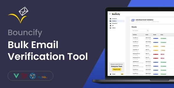 Bouncify | Bulk Email Verification & Lead Management Platform (SaaS)